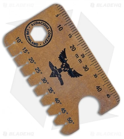 Audacious Titanium Dog Tag Tool Anglefinder V3 - Bronzed 2 Audacious Titanium Dog Tag Tool Anglefinder V3 - Bronzed - Image 2