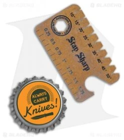 Audacious Titanium Dog Tag Tool Anglefinder V3 - Bronzed 5 Audacious Titanium Dog Tag Tool Anglefinder V3 - Bronzed -Blade HQ Shop Audacious Titanium Dog Tag Tool Anglefinder V3 Bronzed AC DT3 TIT BRZ BHQ 113048 LS Bottlecap