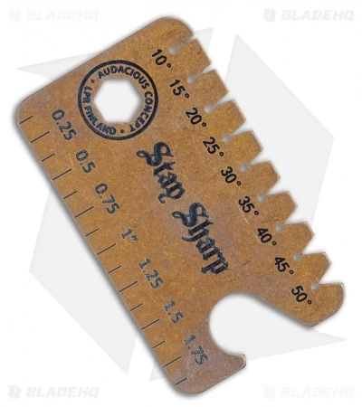 Audacious Titanium Dog Tag Tool Anglefinder V3 - Bronzed 1 Audacious Titanium Dog Tag Tool Anglefinder V3 - Bronzed