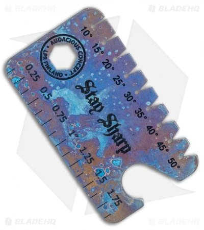 Audacious Titanium Dog Tag Tool Anglefinder V3 - Thunder Sky 1 Audacious Titanium Dog Tag Tool Anglefinder V3 - Thunder Sky