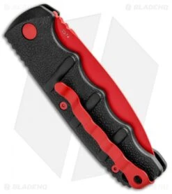 Boker Black Widow Kalashnikov Dagger Automatic Knife (3.25" Red D2) -Blade HQ Shop Boker Black Widow Kalashnikov Dagger Auto Red 01KALS44NSOI BHQ 92706 jr side