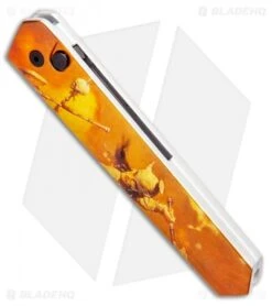 Boker Burnley Kwaiken Automatic Knife Frank Frazetta Series LE Gold (3.5" Black) -Blade HQ Shop Boker Burnley Kwaiken Automatic Knife Gold Frazetta BHQ 95714 ns spine