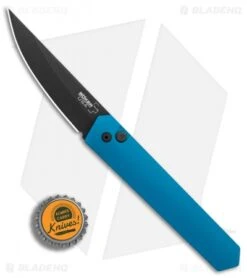 Boker Burnley Kwaiken Automatic Knife Blue (3.5" Black) Pro-Tech -Blade HQ Shop Boker Burnley Kwaiken Blue Black Protech BHQ 83280 er bottlecap