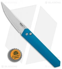 Boker Burnley Kwaiken Automatic Knife Blue (3.5" Stonewash) 06EX299SOI Pro-Tech -Blade HQ Shop Boker Burnley Kwaiken Blue Stonewash Protech BHQ 83281 er bottlecap