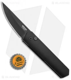 Boker Burnley Kwaiken Compact Automatic Knife Black (3" Black) Pro-Tech -Blade HQ Shop Boker Burnley Kwaiken Compact Auto Black Black Protech BHQ 95710 jr bottlecap