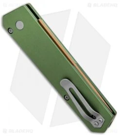 Boker Burnley Kwaiken Compact Automatic Knife OD Green (3" Copper) Pro-Tech -Blade HQ Shop Boker Burnley Kwaiken Compact Auto Desert Warrior OD Green Copper BHQ 94102 jr side