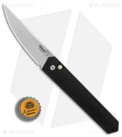Boker Burnley Limited Kwaiken Automatic Knife Black (3.5" Stonewash) Pro-Tech -Blade HQ Shop Boker Burnley Limited Kwaiken Auto Black SW Protech BHQ 88839 er bottlecap