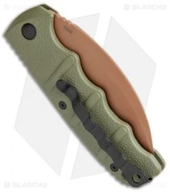 Boker Desert Warrior Kalashnikov Hawkbill Automatic Knife OD Green (Copper) 6 Boker Desert Warrior Kalashnikov Hawkbill Automatic Knife OD Green (Copper) -Blade HQ Shop Boker Desert Warrior Kalashnikov Hawkbill Auto OD Green Copper 01KALS69NSOI BHQ 103273 jr side