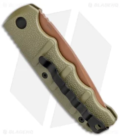 Boker Desert Warrior Kalashnikov Tanto Automatic Knife Green (3.25" D2 Copper) 6 Boker Desert Warrior Kalashnikov Tanto Automatic Knife Green (3.25" D2 Copper) -Blade HQ Shop Boker Desert Warrior Kalashnikov Tanto Auto OD Green D2 Copper BHQ 96967 jr side