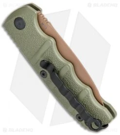 Boker Mini Kalashnikov Desert Warrior Automatic Knife Dagger (2.5" Copper D2) -Blade HQ Shop Boker Kalashnikov Automat 74 AUSB OD Green jr side 1