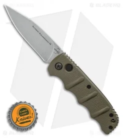 Boker Kalashnikov Automatic Knife OD Green (3.25" XHP Stonewash) -Blade HQ Shop Boker Kalashnikov Automatic Knife OD Green 3.25 XHP Satin BHQ 92085 LS Bottlecap