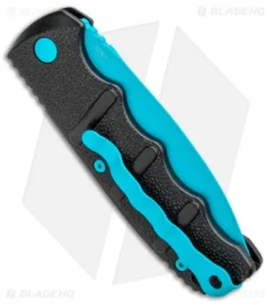 Boker Blue Scorpion Kalashnikov Dagger Automatic Knife (3.25" Electric Blue D2) 9 Boker Blue Scorpion Kalashnikov Dagger Automatic Knife (3.25" Electric Blue D2) -Blade HQ Shop Boker Kalashnikov Black Widow Blue jr side