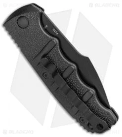 Boker Kalashnikov Harpoon Automatic Knife Black (3.25" Black D2) -Blade HQ Shop Boker Kalashnikov Harpoon Auto Black Black KALS53NSOI BHQ 95957 jr side