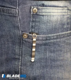 Boker Mini Kalashnikov Tanto Automatic Knife Black (2.5" D2 Black Serr) -Blade HQ Shop Boker Mini Kalashnikov Automatic Knife Black Bead Blast 01KALS73 BHQ 10758 kp in pocket web 4