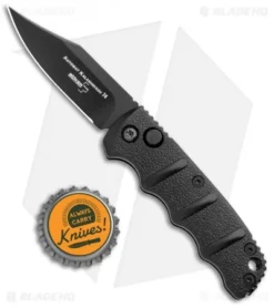 Boker Mini Kalashnikov Bowie Automatic Knife Black (2.5" Black) -Blade HQ Shop Boker Mini Kalashnikov Bowie Auto Black BHQ 96965 jr bottlecap