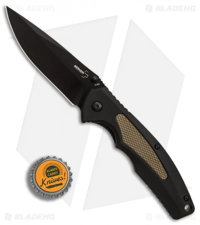 Boker Plus Gemini NGA Spring Assisted Knife Black/Coyote (3.5" Black) 01BO502 4 Boker Plus Gemini NGA Spring Assisted Knife Black/Coyote (3.5" Black) 01BO502 - Image 4