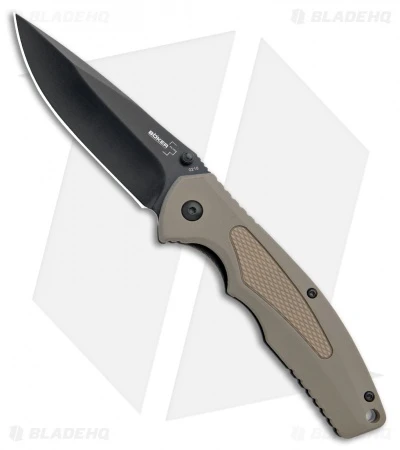 Boker Plus Gemini NGA Spring Assisted Knife Coyote Brown (3.5" Black) 01BO504 1 Boker Plus Gemini NGA Spring Assisted Knife Coyote Brown (3.5" Black) 01BO504