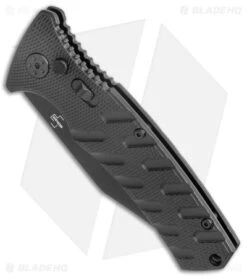 Blade HQ Shop -Blade HQ Shop Boker Plus Strike Bowie Auto Black Black BHQ 125300 jr spine