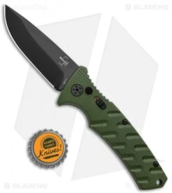 Boker Plus Strike Drop Point Automatic Knife OD Green (3.25" Black D2) 7 Boker Plus Strike Drop Point Automatic Knife OD Green (3.25" Black D2) -Blade HQ Shop Boker Plus Strike DP Auto OD Green Black BHQ 97033 jr bottlecap