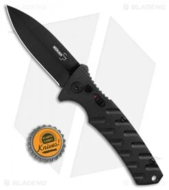 Boker Plus Strike Dagger Automatic Knife Black (3.25" Black D2) 7 Boker Plus Strike Dagger Automatic Knife Black (3.25" Black D2) -Blade HQ Shop Boker Plus Strike Dagger Auto Black Black 01BO428NSOI BHQ 97035 jr bottlecap