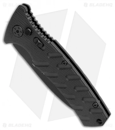 Boker Plus Strike Dagger Automatic Knife Black (3.25" Black D2) 2 Boker Plus Strike Dagger Automatic Knife Black (3.25" Black D2) - Image 2