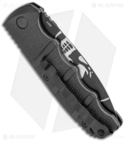 Boker Skull Kalashnikov Dagger Automatic Knife (3.25" Black D2) 11 Boker Skull Kalashnikov Dagger Automatic Knife (3.25" Black D2) -Blade HQ Shop Boker Skull Kalashnikov Dagger Auto Black D2 BHQ 48870 jr side