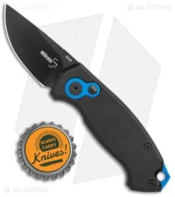 Boker Vox Kompakt CA Legal Automatic Knife (1.9" Black D2) -Blade HQ Shop Boker Vox Kompakt CA Legal Auto Knife Black 01BO624NSOI BHQ 95711 jr bottlecap 2