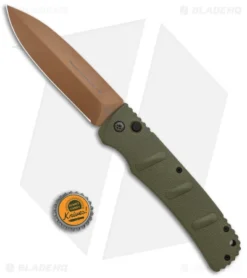 Boker XXL Kalashnikov Exclusive Desert Warrior Automatic Knife (4.75" Copper) -Blade HQ Shop Boker XXL Kalashnikov Auto OD Green Copper BHQ Exclusive BHQ 126265 jr bottlecap