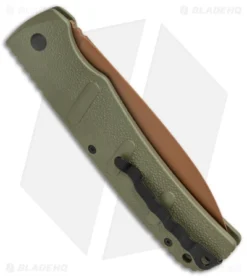 Boker XXL Kalashnikov Exclusive Desert Warrior Automatic Knife (4.75" Copper) -Blade HQ Shop Boker XXL Kalashnikov Auto OD Green Copper BHQ Exclusive BHQ 126265 jr side