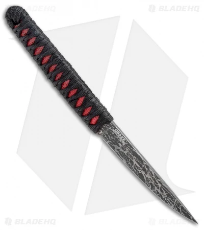 CRKT Burnley Obake Fixed Blade Knife Red (3.64" Gray TiNi) 2367R 2 CRKT Burnley Obake Fixed Blade Knife Red (3.64" Gray TiNi) 2367R - Image 2