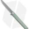 CRKT CEO Exclusive Flipper Liner Lock Knife Natural G-10 (3.25" Stonewash)