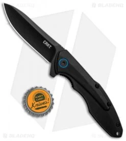 CRKT Caligo Liner Lock Flipper Knife Black Al (3.1" D2 Black) BHQ Exclusive 7 CRKT Caligo Liner Lock Flipper Knife Black Al (3.1" D2 Black) BHQ Exclusive -Blade HQ Shop CRKT Caligo LL Black Al Black 6215D2 BHQ 95851 jr bottlecap