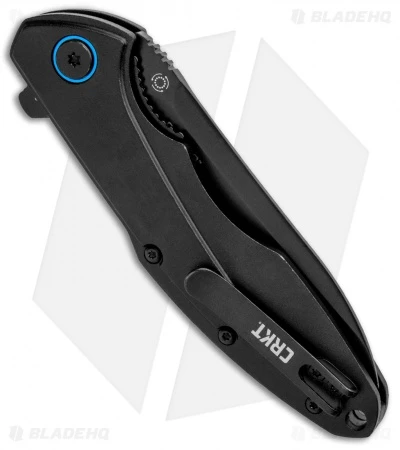 CRKT Caligo Liner Lock Flipper Knife Black Al (3.1" D2 Black) BHQ Exclusive 3 CRKT Caligo Liner Lock Flipper Knife Black Al (3.1" D2 Black) BHQ Exclusive - Image 3