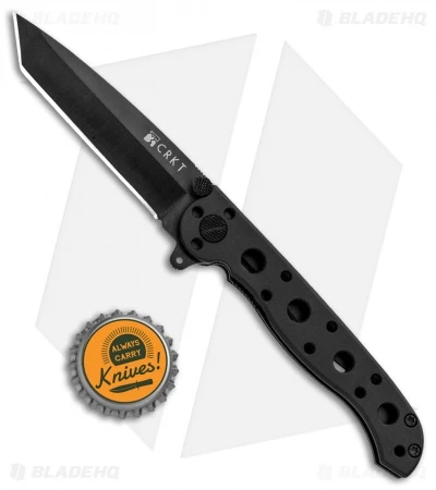 CRKT Carson M16-00K Tanto Liner Lock Knife Black Zytel (3" Black) 4 CRKT Carson M16-00K Tanto Liner Lock Knife Black Zytel (3" Black) - Image 4