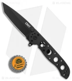 CRKT Carson M16-02KS Tanto Frame Lock Flipper Knife (3.05" Black) -Blade HQ Shop CRKT Carson M16 02KS Tanto black BHQ 76687 er bottlecap