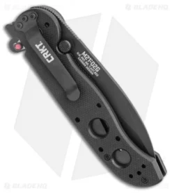 CRKT Carson M21-02G Flipper Knife Black G-10 (3" Black) 6 CRKT Carson M21-02G Flipper Knife Black G-10 (3" Black) -Blade HQ Shop CRKT Carson M21 02G Flipper Knife Black G 10 3 Gray BHQ 3171 LS Side