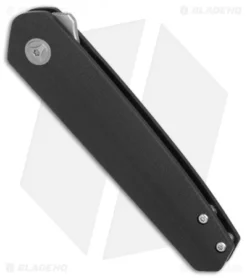CRKT Cuatro Liner Lock Flipper Knife Black G-10 (3.1" Bead Blast) 7090 -Blade HQ Shop CRKT Cuatro Black G10 bb BHQ 76684 er spine