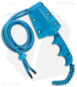 CRKT Folts Minimalist Bowie Cthulhu Neck Knife Blue GRN (2" Satin) 2387O -Blade HQ Shop CRKT Folts Minimalist Bowie Cthulhu Neck Knife Blue G 10 Satin BHQ 119325 jr sheath