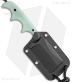 CRKT Folts Minimalist Cleaver Neck Knife Natural G-10 (2.1" Black Smokewash D2) -Blade HQ Shop CRKT Folts Minimalist Cleaver Neck Knife Natural G 10 Black SW BHQ 119272 jr sheath