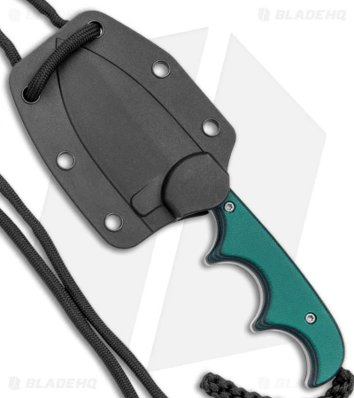 CRKT Folts Minimalist Spear Point Neck Knife Green Resin/Fiber (2.1" Stonewash) 3 CRKT Folts Minimalist Spear Point Neck Knife Green Resin/Fiber (2.1" Stonewash) - Image 3