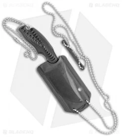 CRKT Ikoma Civet Bowie Neck Knife (2.4" Satin) 2805 -Blade HQ Shop CRKT Ikoma Civet Bowie Neck Knife Satin 2805 BHQ 34393 jr sheath