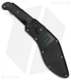 CRKT Johnson KUK Tactical Kukri Fixed Blade Knife (10.56" Black) 2742 -Blade HQ Shop CRKT Johnson KUK Tactical Kukri black BHQ 76695 er sheath