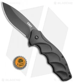CRKT Ken Onion Foresight Liner Lock Knife (3.5" Black) K220KKP -Blade HQ Shop CRKT Ken Onion Foresight Black K220KKP BHQ 12910 jr bottlecap 2