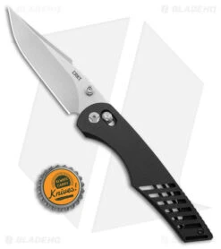 CRKT Lerch Definitive Crossbar Knife G-10 Black (3.7" Stonewash) 3820 -Blade HQ Shop CRKT Lerch Definitive Crossbar Knife G 10 Black SW BHQ 179671 jr bottlecap