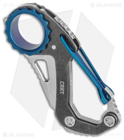 CRKT Mike Bond Compano Sheepsfoot Slip Joint Knife Carabiner (1.44" Satin) 2 CRKT Mike Bond Compano Sheepsfoot Slip Joint Knife Carabiner (1.44" Satin) - Image 2