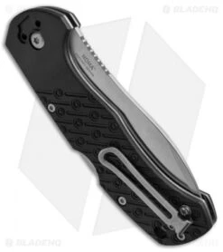 CRKT Noma Lock Back Knife Black GFN (3.3" Satin) 2815 -Blade HQ Shop CRKT Noma LB Black GFN 2815 BHQ 51851 jr side