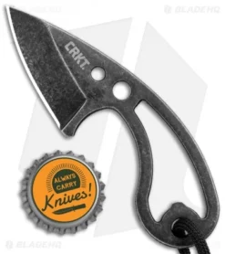 CRKT Owlet Fixed Blade Neck Knife Skeletonized (2.125" Black Stonewash) 2716 7 CRKT Owlet Fixed Blade Neck Knife Skeletonized (2.125" Black Stonewash) 2716 -Blade HQ Shop CRKT Owlet Neck Skeletonized Black SW 2716 BHQ 103912 jr bottlecap