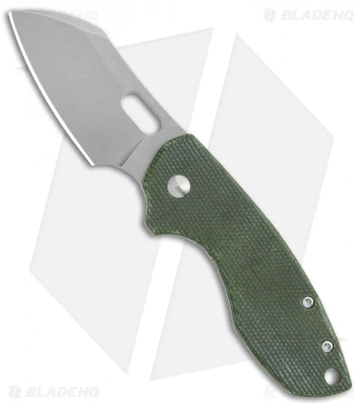 CRKT Pilar Exclusive Frame Lock Knife Green Micarta (2.4" Stonewash D2) 1 CRKT Pilar Exclusive Frame Lock Knife Green Micarta (2.4" Stonewash D2)