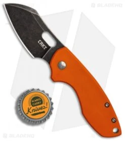 CRKT Pilar Frame Lock Knife Orange G-10 (2.4" Black SW) 5311GKG 11 CRKT Pilar Frame Lock Knife Orange G-10 (2.4" Black SW) 5311GKG -Blade HQ Shop CRKT Pilar Orange G10 Acid SW BHQ 84147 er bottlecap