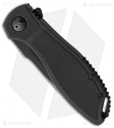 CRKT Prowess Drop Point Liner Lock Flipper Knife (3.36" Black Serr) K290KKS 2 CRKT Prowess Drop Point Liner Lock Flipper Knife (3.36" Black Serr) K290KKS - Image 2